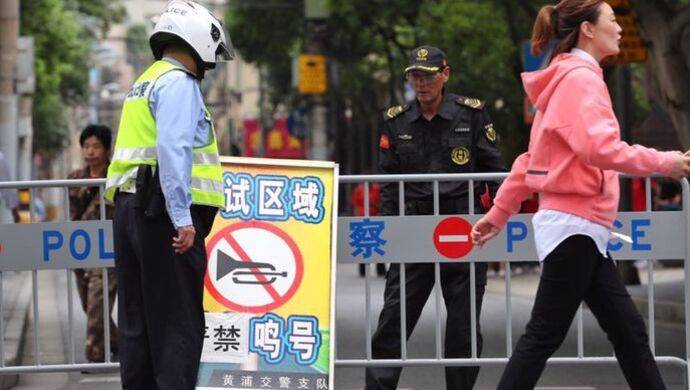 上海公安全力“护考”：保障考点测温秩序，必要时将采取临时交通管制措施