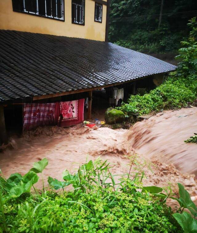 重庆5区县暴雨 31条中小河流明显涨水