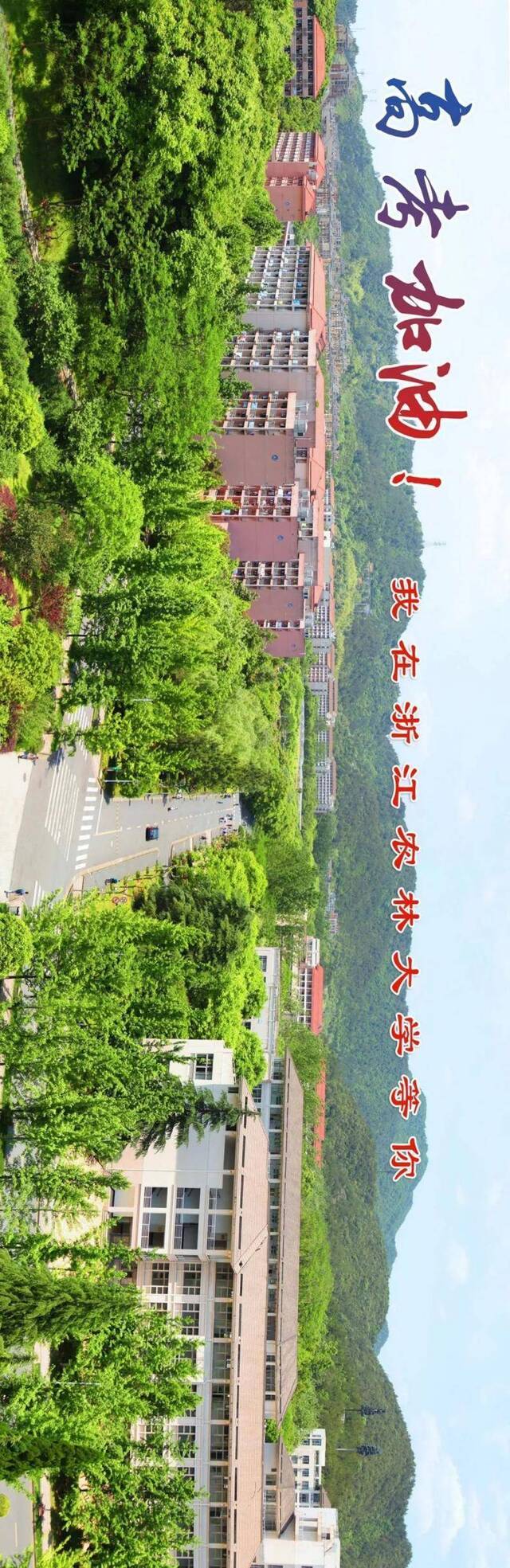 为梦想不止步  我们在浙江农林大学等你