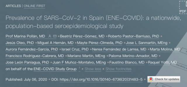 新冠重灾区西班牙感染率仅5%，群体免疫被指不现实且不道德