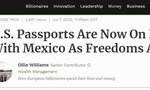 被欧盟禁止入境后 CNN：美国护照效力与墨西哥一样弱