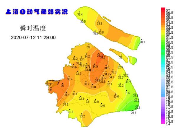 上海发布今年首个高温黄色预警 预计将超35℃