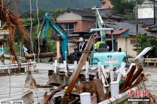 日本熊本县等地暴雨致70人死亡安倍将视察灾区