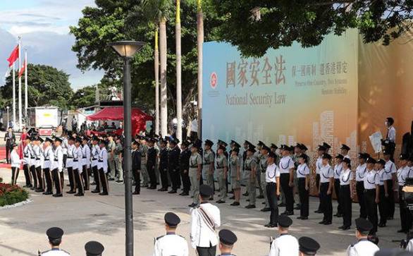 非洲多国人士支持香港国安立法