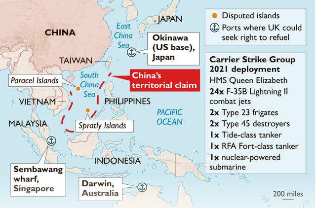 图源：《泰晤士报》（注：图中中国边境线须以中国官方发布消息为准）