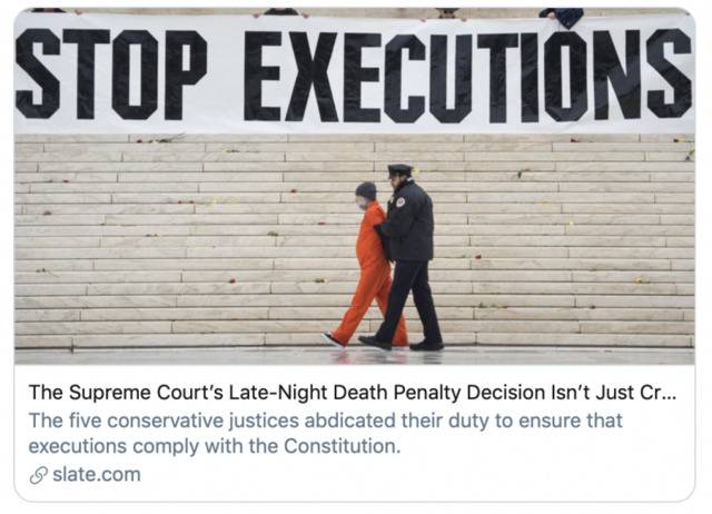 美国联邦政府时隔17年首次执行死刑，过程一波三折