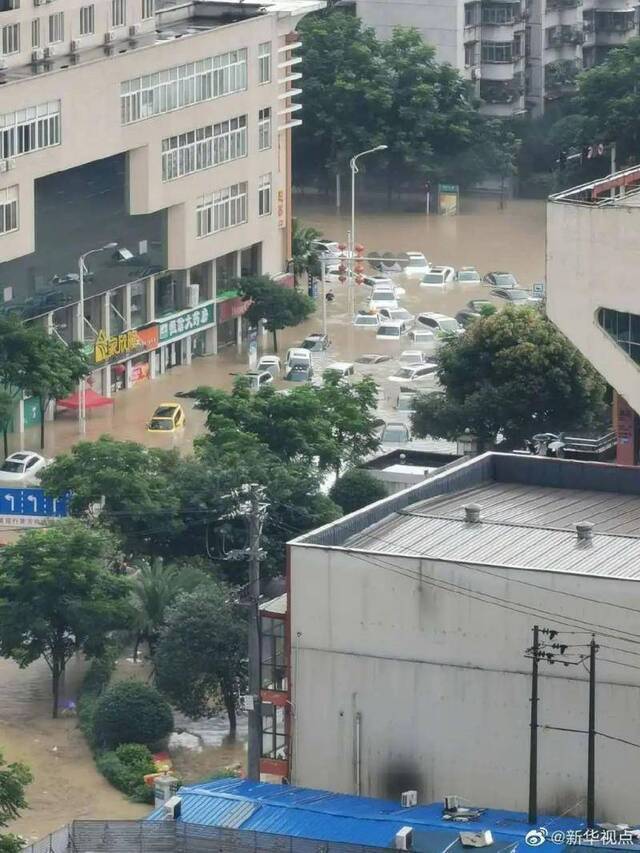 Ⅰ级响应！湖北恩施城区大面积被淹