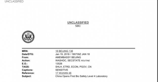 美国公布“武汉病毒实验室泄漏”实锤？曝光的美媒被网友“活捉标题党”！