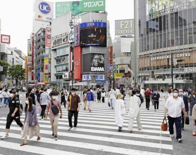 资料图：日本街头（时事通讯社）