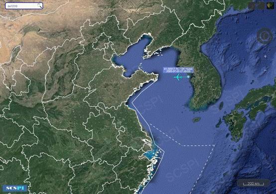 美军又派两架军机来中国近海侦察 同时现身南海黄海