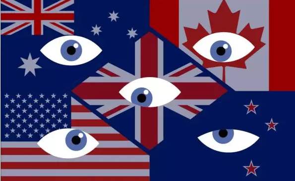 臭名昭著的“五眼联盟”：美国、英国、加拿大、澳大利亚、新西兰