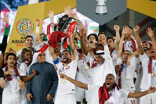 卡塔尔2019年亚洲杯足球赛夺冠。新华社资料图