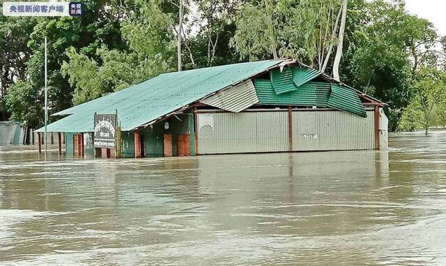 孟加拉国31个县470万人遭受洪灾