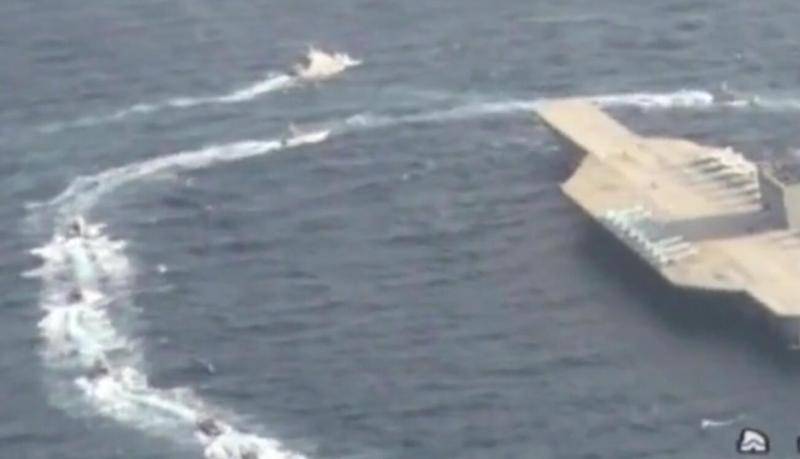 伊朗演练攻击“美国航母”：特种部队索降登舰