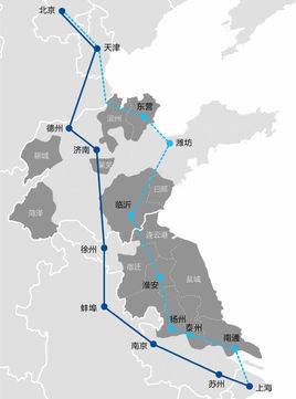 京沪高铁二通道示意图