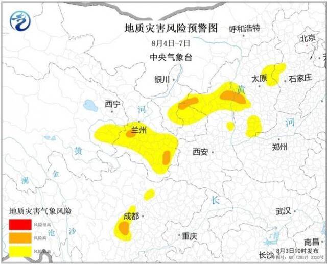 未来四天北方多降雨，河北天津等地局地大暴雨