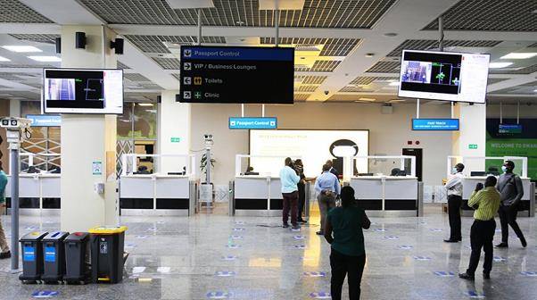 △基加利国际机场抵达大厅（图源：卢旺达《新时代报》）