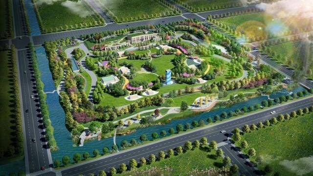 雄安新区首座全地下再生水厂主体结构开工地面将建生态花园