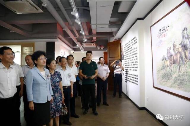 福大再添“新地标”！国画大家沈锡纯作品展暨沈锡纯美术馆开馆仪式举行！