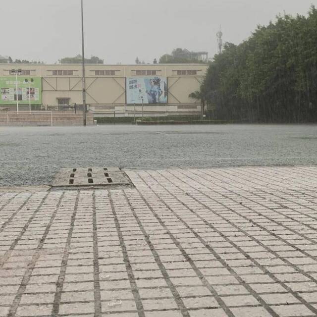 今日下午，渝北暴雨许琳珮摄