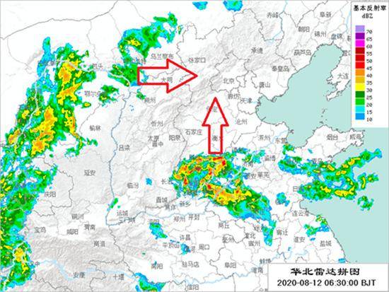 今日北京18时至22时雨最大将自南向北展开