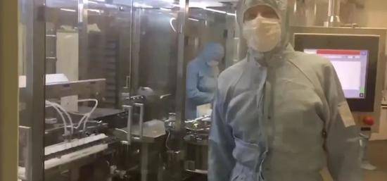 俄罗斯发布新冠病毒疫苗生产视频