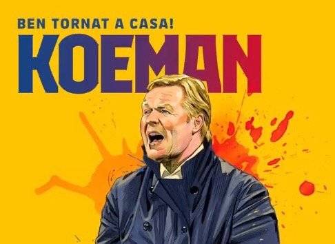 荷兰名帅科曼正式出任巴萨主教练