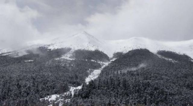 △白马雪山“八月飞雪”