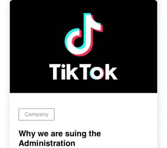 图片来源：TikTok官网截图