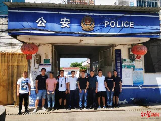 嫌疑人被抓获警方供图