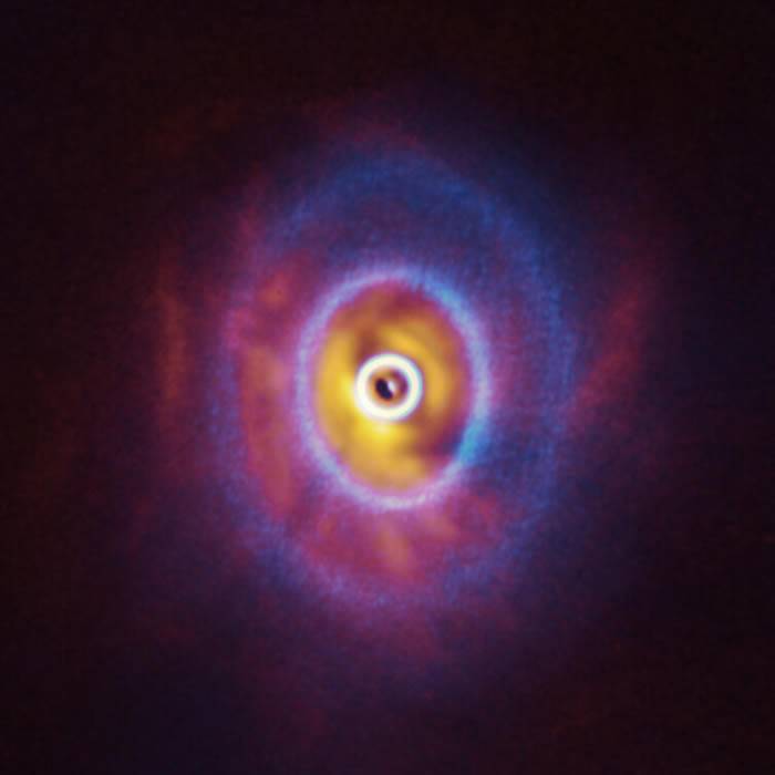 三星系统的GW-猎户座中环绕恒星的星盘由星盘撕裂造成
