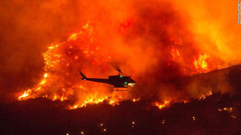 加州大火（图：美联社）