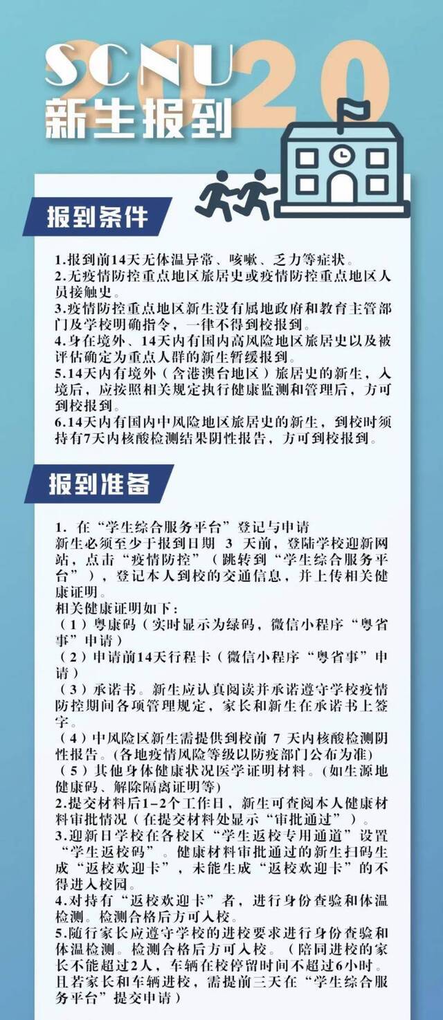 必看！华师入学最全攻略来了！