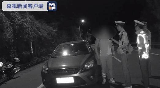 陕西男子酒驾送妻就医被查 交警紧急“代驾”