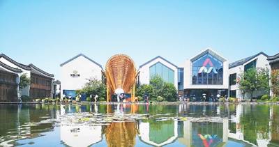 位于余杭的浙江省首个省级特色小镇—梦想小镇。费彪摄