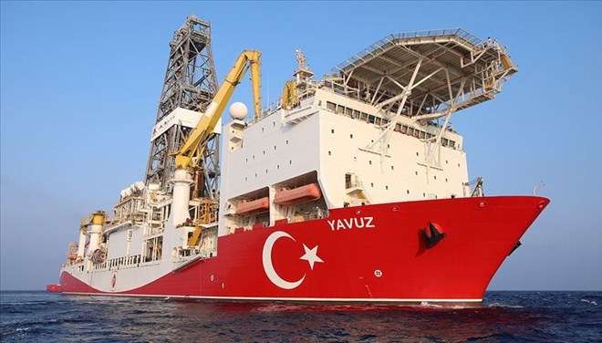 △土耳其“亚武兹”号钻探船（图片来源：当地媒体）
