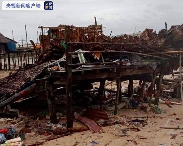 台风红霞袭击缅甸九千人受灾三人身亡