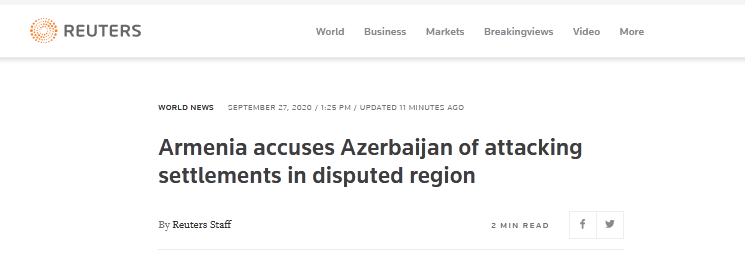 阿亚冲突持续，亚美尼亚军方击落阿塞拜疆2架直升机以及3架无人机
