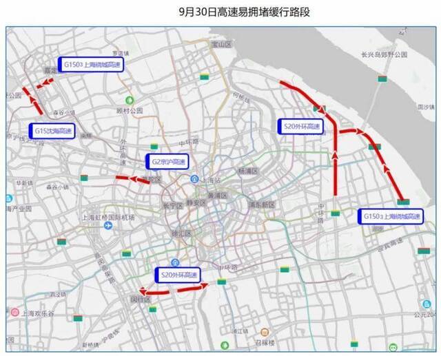 国庆长假从崇明返程要堵17小时？上海交警发布出行预测