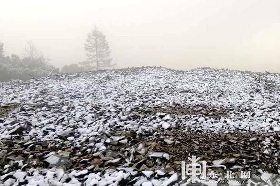 呼中首场降雪。