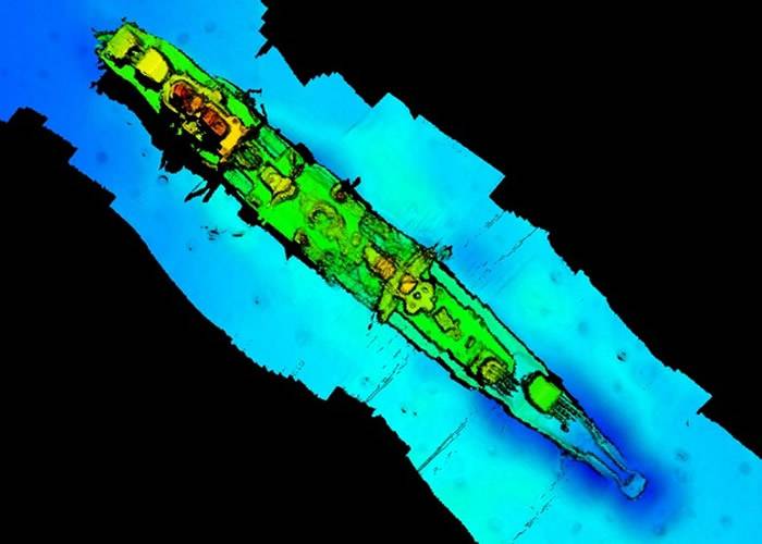 挪威海域发现二战时期沉没的德国卡尔斯鲁厄号轻巡洋舰残骸