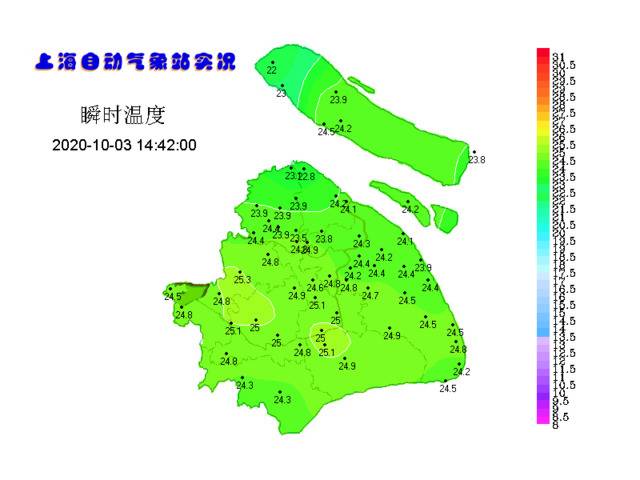 气温。本文图片均为“上海预警发布”微信公号图