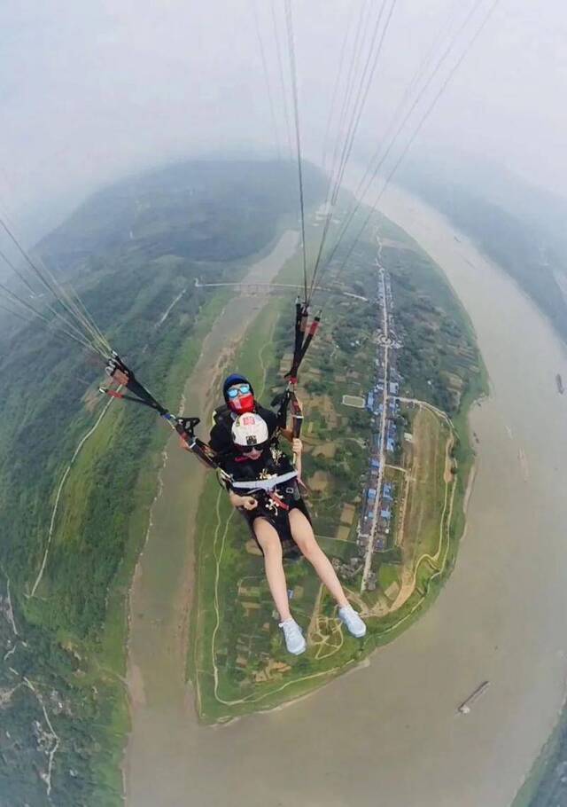 在空中俯瞰南坪坝岛巴南区委宣传部供图