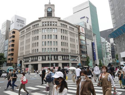 资料图：日本街头（时事通讯社）