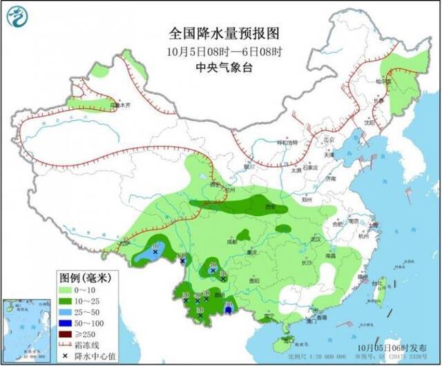 中央气象台：冷空气抵达华南，阴雨仍笼罩华西及南方大部