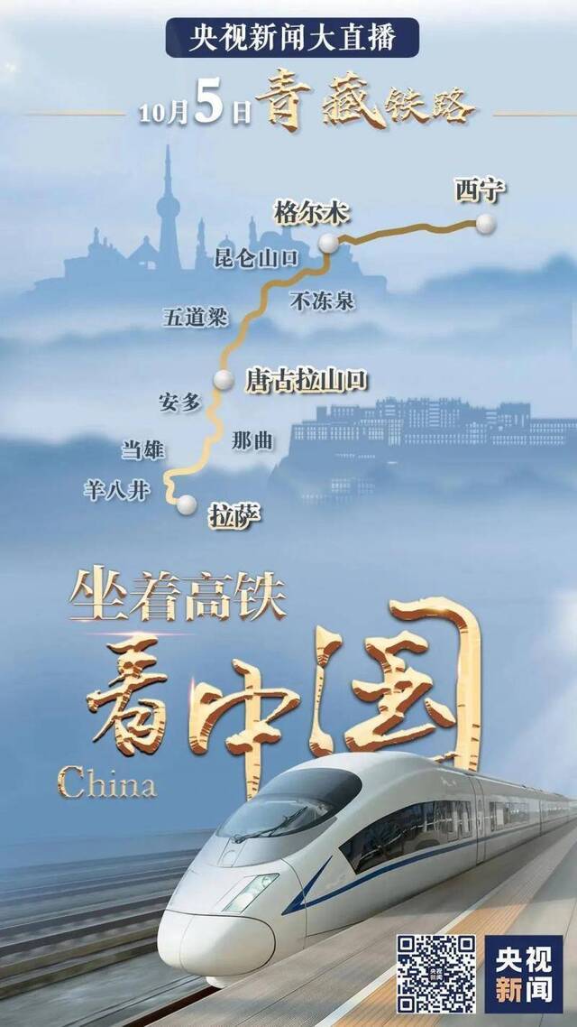 《坐着高铁看中国》 今日走进青海