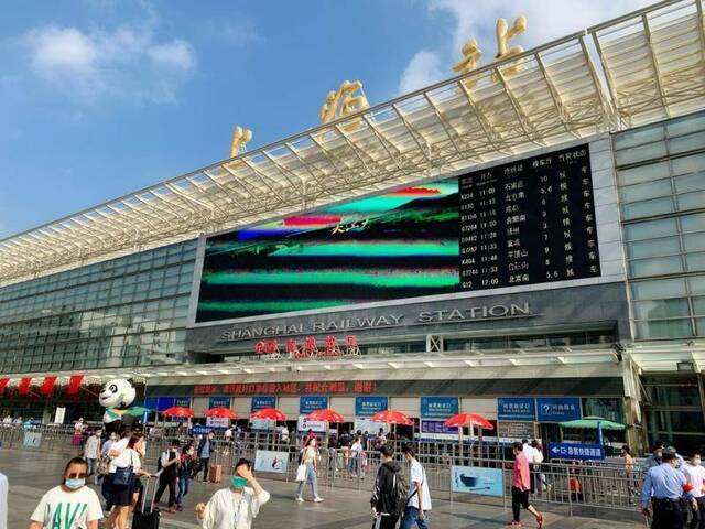 上海站。本文图片均为铁路上海站提供