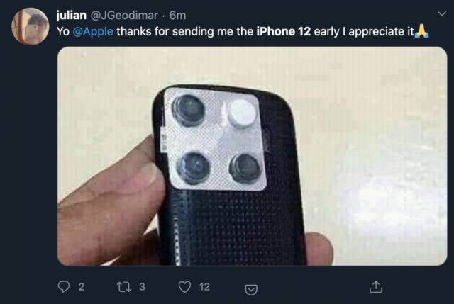 感谢苹果提前送给我一台iPhone12。