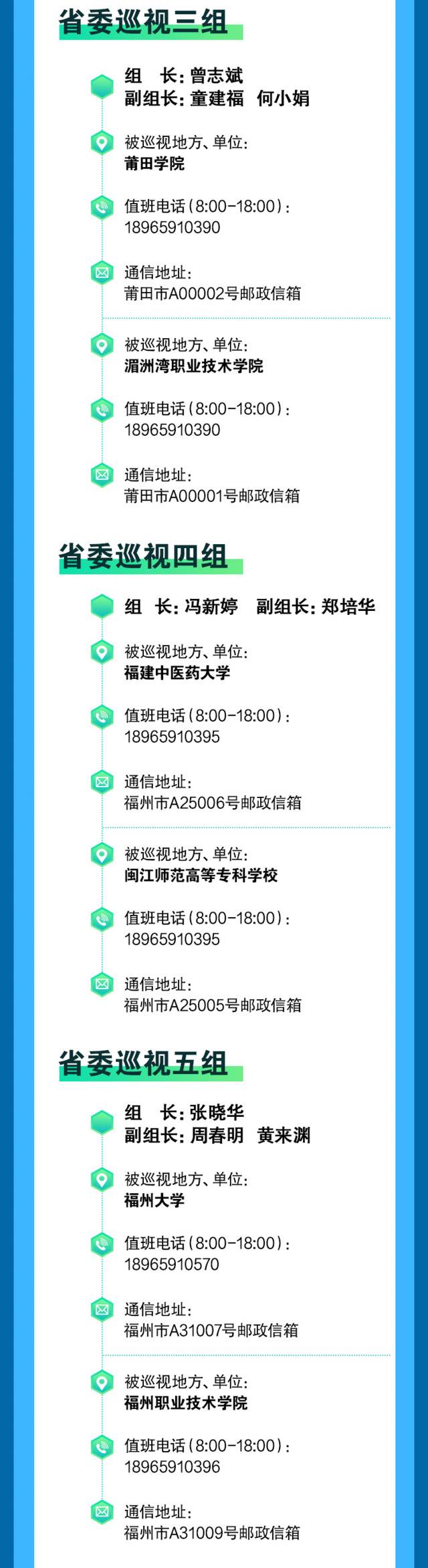 十届省委第九轮第一批巡视展开！10个巡视组进驻20个地方、单位开展巡视