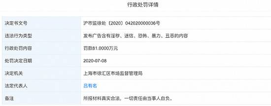 杜蕾斯因发布广告含迷信、丑恶内容被行政处罚 罚款总额81万元
